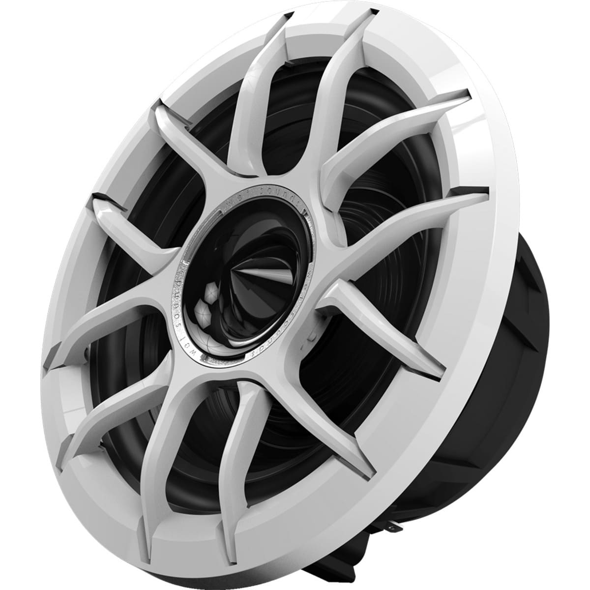 Wet Sounds Zero Series 6.5-inch High-Output Component Style Coaxial Speakers - White