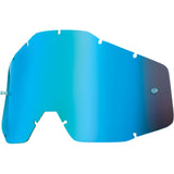 100% Accuri/Strata/Racecraft Lens - Blue Mirror [MPN: 51002-002-02]