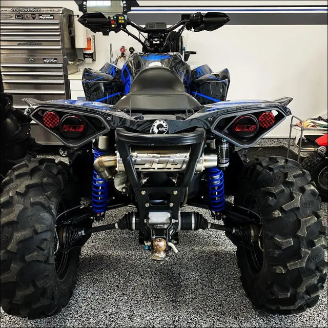 2012-2025 Gen 2 CanAm Renegade (non-XMR) 500-570-650-800-850-1000cc Bomber Quiet Series Slip On Side Exit - Raw