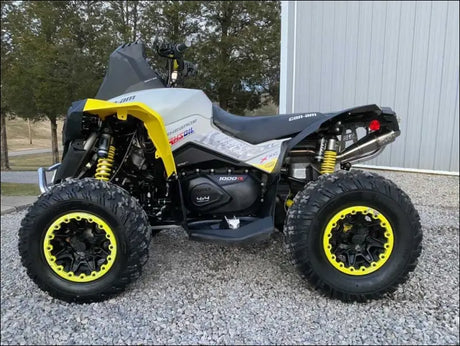 2012-2025 Gen 2 CanAm Renegade (non XMR) 500-570-650-800-850-1000cc Sniper Quiet Series Slip On - Raw stainless / None