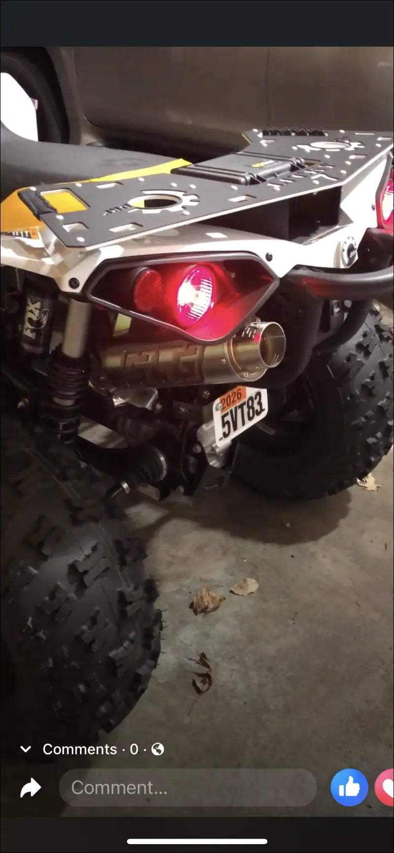 2012-2025 Gen 2 CanAm Renegade (non-XMR) 500-570-650-800-850-1000cc Bomber Performance Series Slip On - Raw