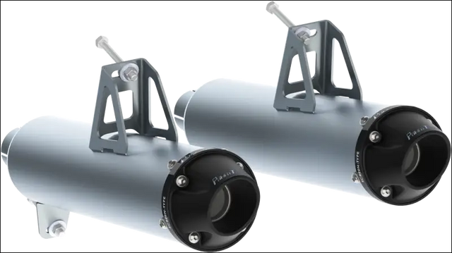 2013-2018 Maverick 1000 Dual Performance Series Straight Core Slip-On Exhaust AT-9207PT