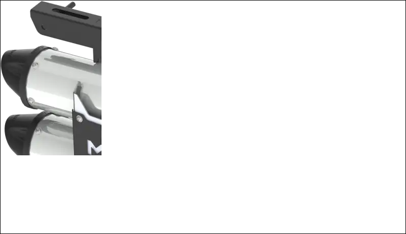 2015-2017 RZR XP 1000 Performance Series Dual Straight Core Slip-On Exhaust AT-9517PT