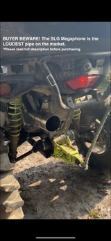 2015-2024 Gen 2 CanAm Outlander 450-570cc Megaphone Slip On - Raw Stainless / None - Exhaust