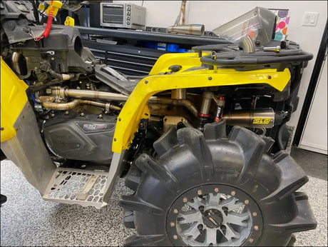 2015-2024 Gen 2 CanAm Outlander 450-570cc Sniper Performance Series Slip On - Raw stainless / Blank / Removable spark