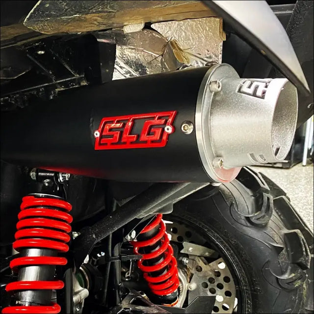 2016-2024 Yamaha Grizzly/Kodiak 700cc Sniper Performance Series Slip On - Raw stainless / Blank / None - Exhaust