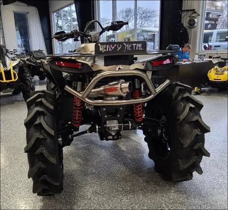 2016-2025 Gen 2 CanAm Renegade XMR 570-650-850-1000cc Sniper Performance Series Slip On 45 Degree Exit - Raw stainless