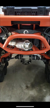 2016-2025 Gen 2 CanAm Renegade XMR 570-650-850-1000cc Sniper Performance Series Slip On 45 Degree Exit - Raw stainless