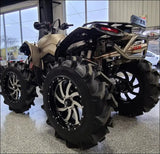 2016-2025 Gen 2 CanAm Renegade XMR 570-650-850-1000cc Sniper Performance Series Slip On 45 Degree Exit - Raw stainless