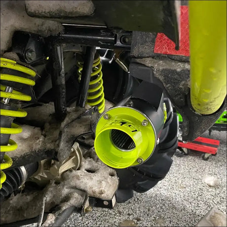 2017-2022 Polaris Sportsman Highlifter 850-1000cc Sniper Performance Series Slip - Raw stainless body with coated tip