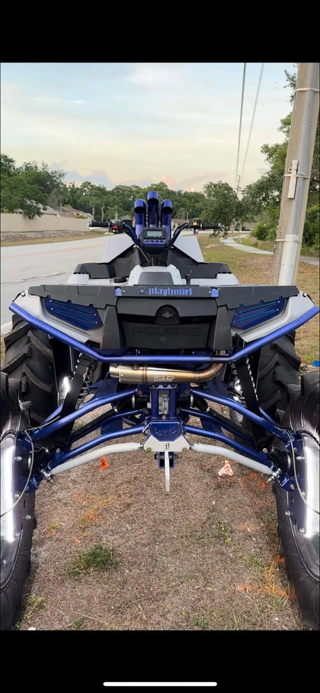 2017-2022 Polaris Sportsman Highlifter 850-1000cc Sniper Performance Series Slip - Raw stainless / None - Exhaust