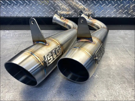 2017-2024 Polaris Sportsman Highlifter 850-1000cc Megaphone Slip On - Exhaust