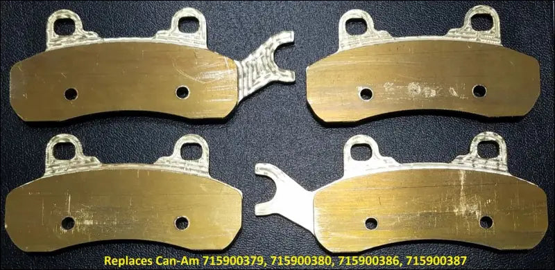 2017-up MAVERICK X3 2018-up TRAIL/SPORT 2021-UP COMMANDER SOLID BRASS BRAKE PADS 715900379 715900380 715900386