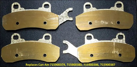 2017-up MAVERICK X3 2018-up TRAIL/SPORT 2021-UP COMMANDER SOLID BRASS BRAKE PADS 715900379 715900380 715900386