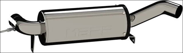 2018-2021 Maverick Trail 800 Performance Series Straight Core Slip-On Exhaust AT-9213PT