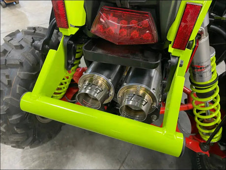 2021-2025 Polaris Sportsman and Scrambler 1000 S (55’’ Model ONLY) Sniper Performance Series Dual Slip On - Raw