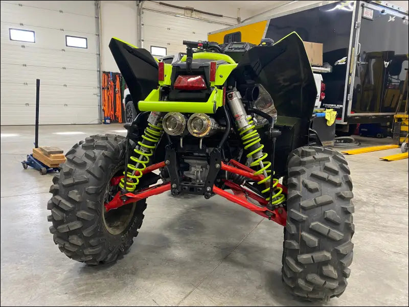 2021-2025 Polaris Sportsman and Scrambler 1000 S (55’’ Model ONLY) Sniper Performance Series Dual Slip On - Raw