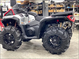 2025 Gen 3 CanAm Outlander 850-1000cc All Models Bomber Performance Series Slip On - Raw Stainless/Small Logo / Cutout