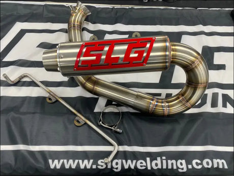 2025 Gen 3 CanAm Outlander 850-1000cc All Models Bomber Performance Series Slip On - Raw Stainless/Small Logo / Blank