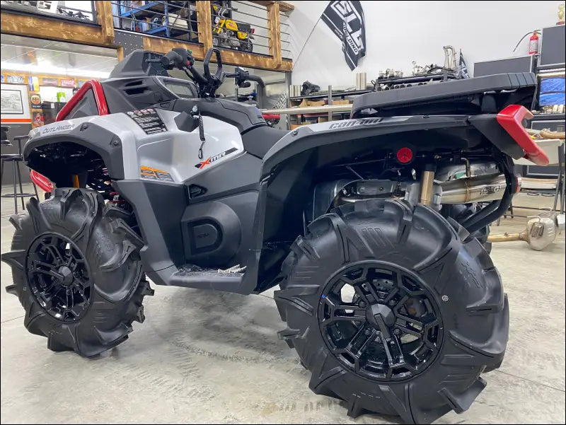 2025 Gen 3 CanAm Outlander 850-1000cc All Models Megaphone Slip On - Raw Stainless / Large