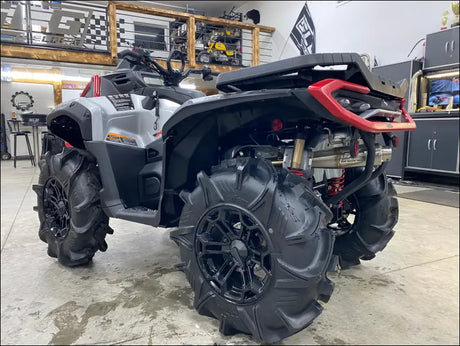 2025 Gen 3 CanAm Outlander 850-1000cc All Models Sniper Performance Series Slip On - Raw Stainless/Small Logo / Blank