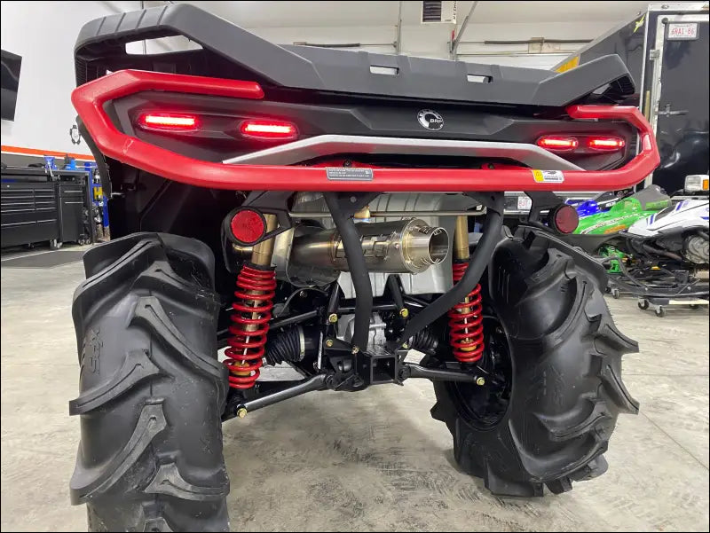 2025 Gen 3 CanAm Outlander 850-1000cc All Models Sniper Performance Series Slip On - Raw Stainless/Small Logo / Cutout