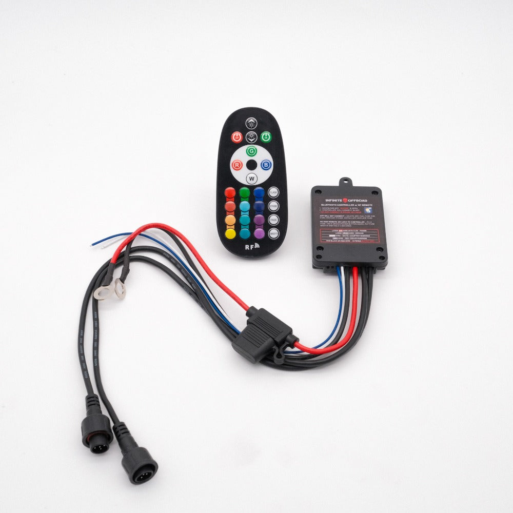 Infinite Offroad | RGB+W BLUETOOTH CONTROLLER W/ RF REMOTE