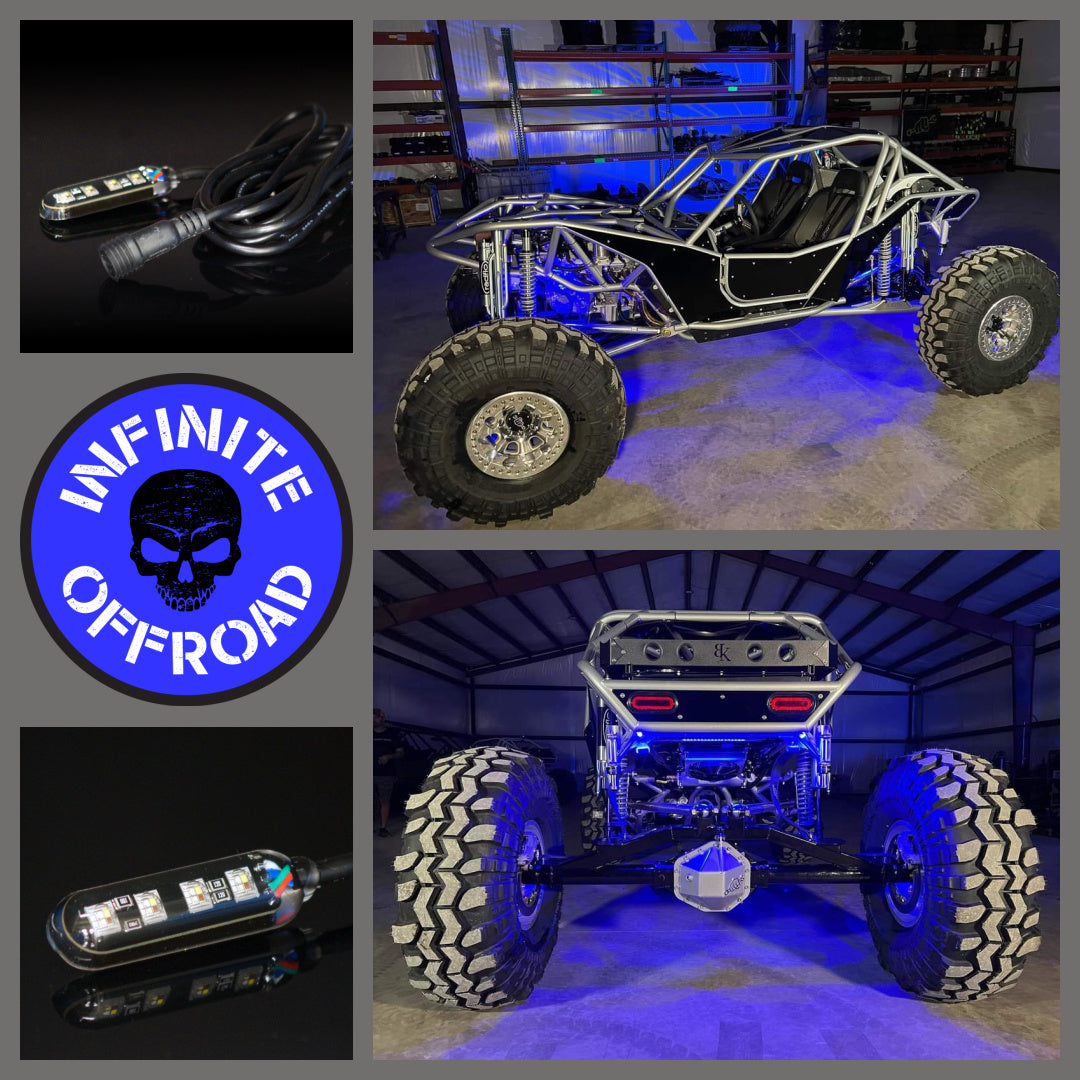 Infinite Offroad | (BKOR TUBE CHASSIS) - RGB+W STANDARD ROCK LIGHT KIT