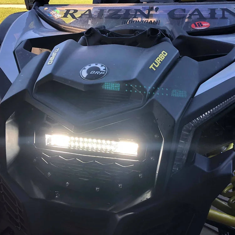 Infinite Offroad | Infinite Offroad Can-Am Maverick X3 Grille w/ 102w Light Bar