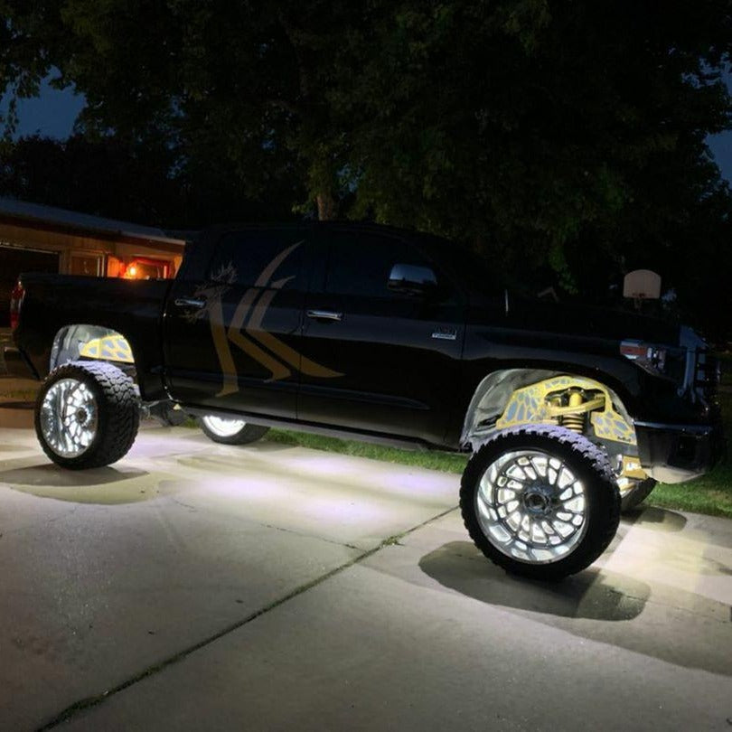 Infinite Offroad | SINGLE COLOR LED WHEEL RINGS SET (WHITE)