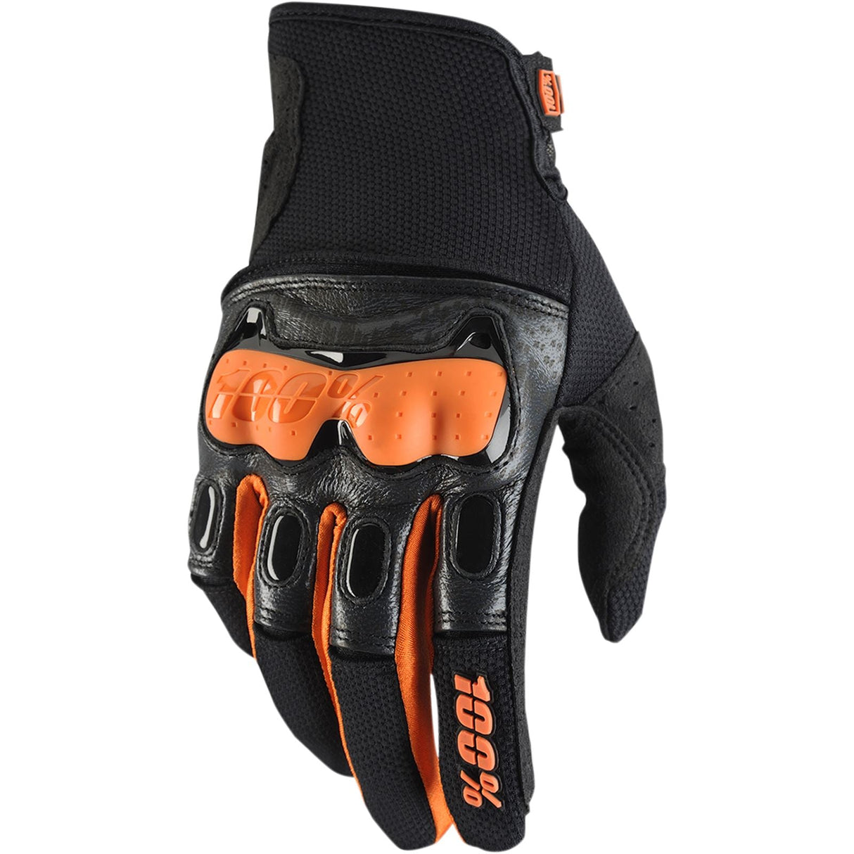 100% Derestricted Gloves - Black/Orange - 2X-Large  [MPN: 10007-054-14]