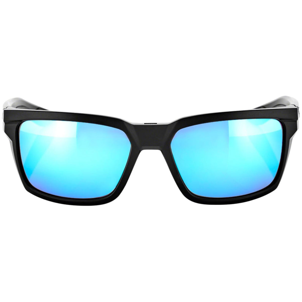 100% Daze Sunglasses - Matte Black - Blue Mirror [MPN: 61030-019-75]