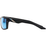 100% Daze Sunglasses - Matte Black - Blue Mirror [MPN: 61030-019-75]