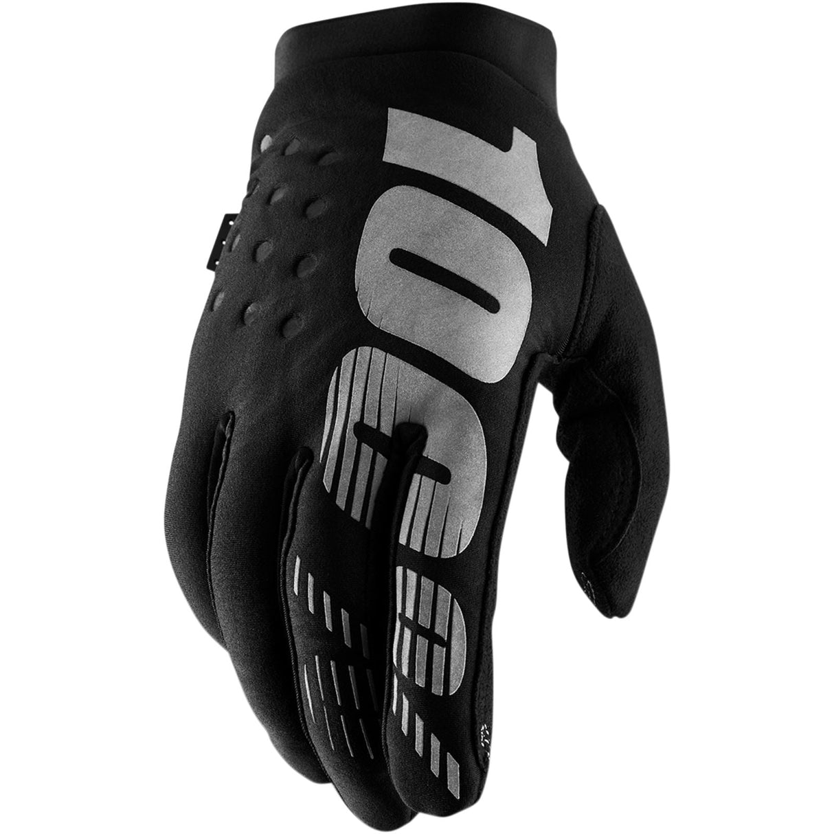 100% Brisker Gloves - Black/Grey - 2X-Large  [MPN: 10003-00004]
