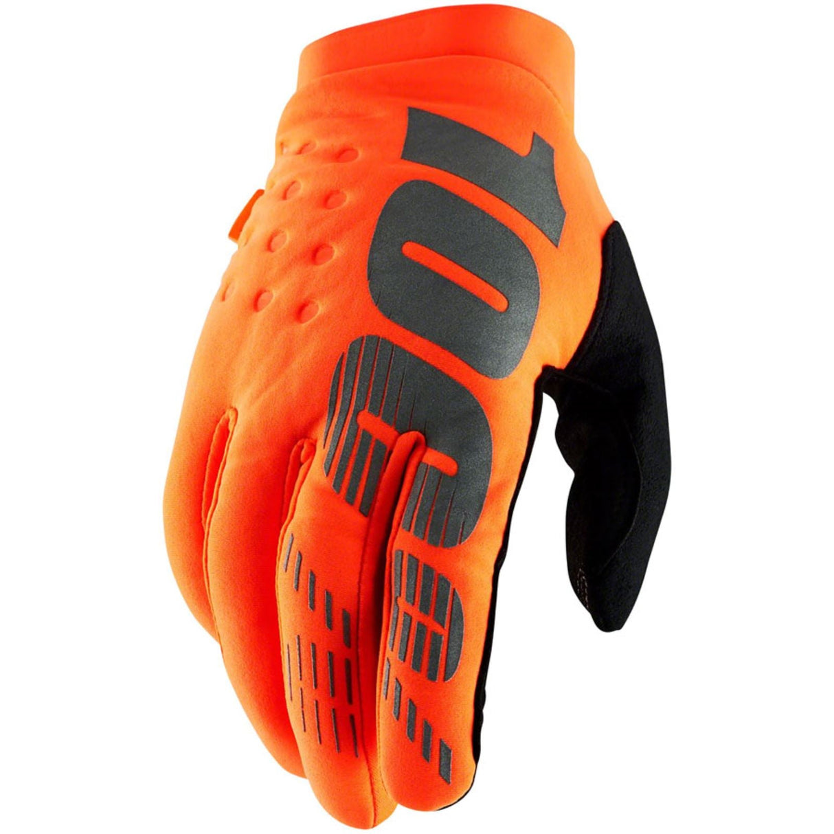 100% Youth Brisker Gloves - Fluorescent Orange/Black -  X-Large  [MPN: 10004-00007]