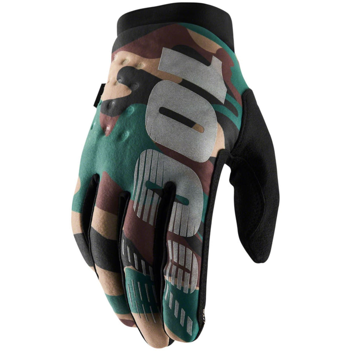 100% Brisker Gloves - Camo - Large [MPN: 10003-00007]
