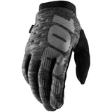100% Brisker Gloves- Heather Grey - Small [MPN: 10003-00020]