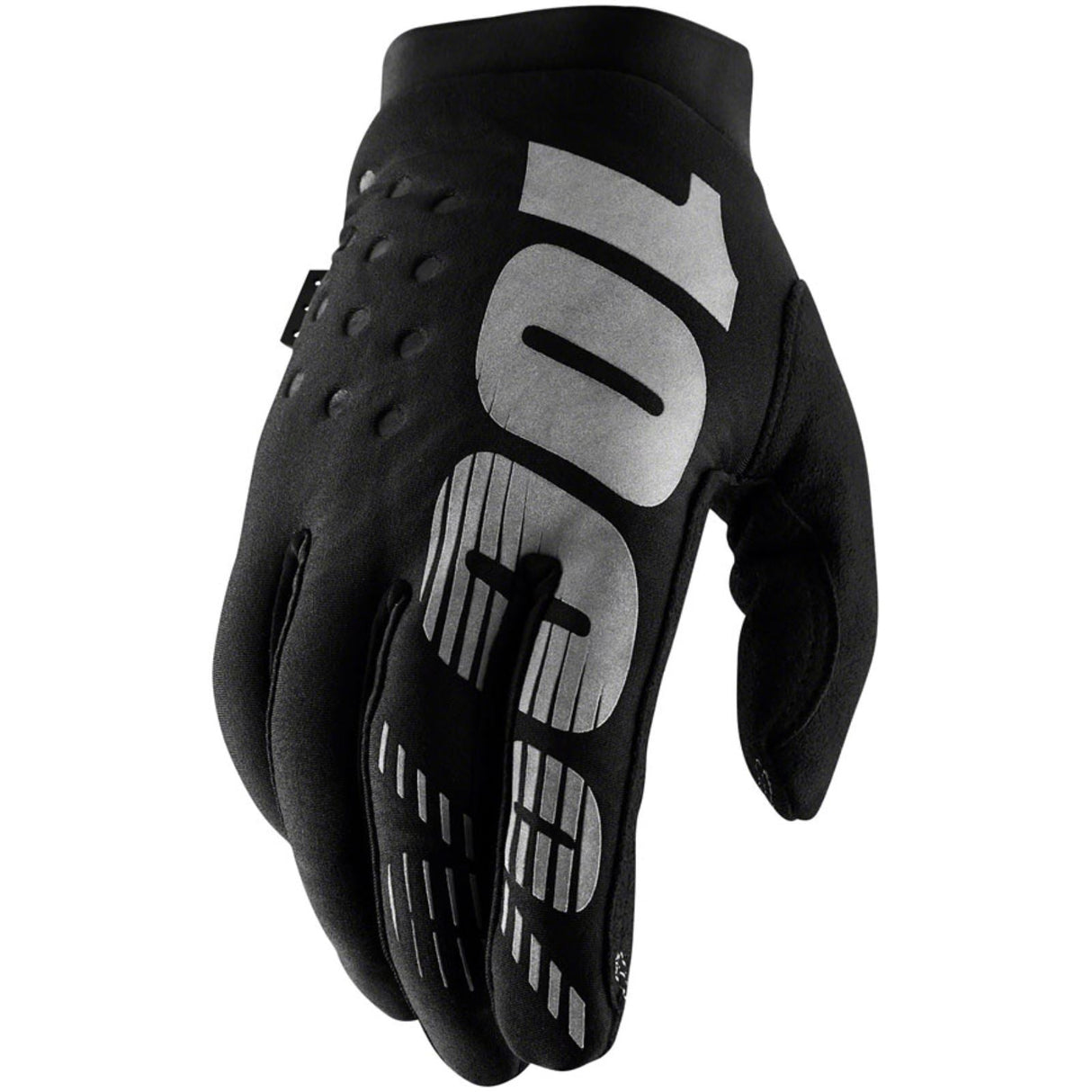 100% Women's Brisker Gloves - Black/Grey -  X-Large  [MPN: 10005-00004]