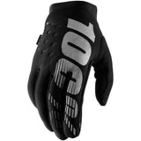 100% Women's Brisker Gloves - Black/Grey -  X-Large  [MPN: 10005-00004]