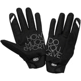 100% Women's Brisker Gloves - Black/Grey -  X-Large  [MPN: 10005-00004]