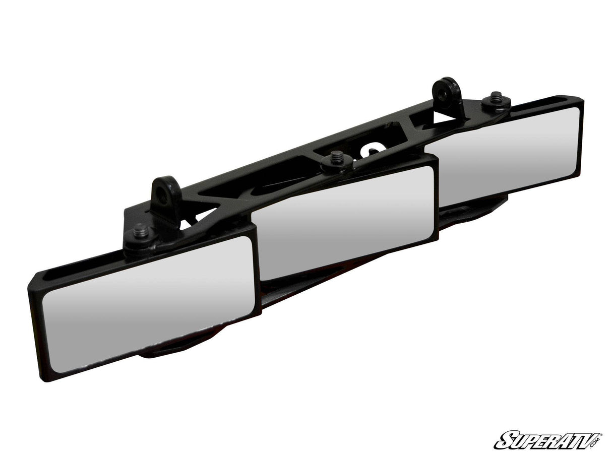 3 Panel Rear View Mirror with 1.75in. Clamps