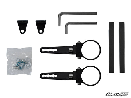 3 Panel Rear View Mirror with 1.75in. Clamps