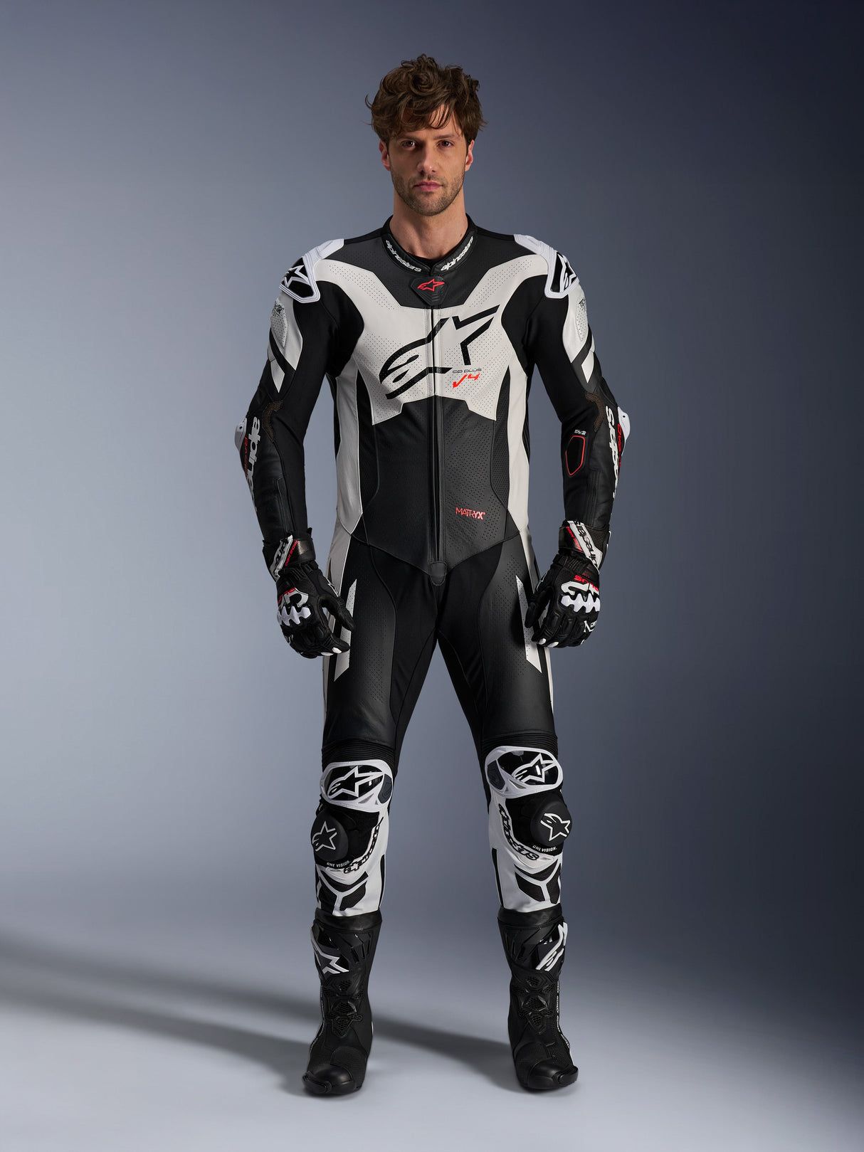 Gp Plus V4 Sprint Leather Suit - 1Piece