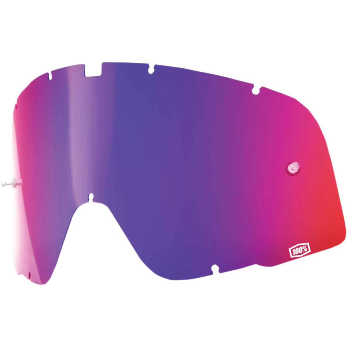 100% Barstow Lens - Red/Blue Mirror [MPN: 59001-00001]