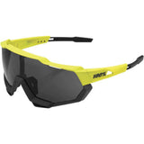 100% Speedtrap Sunglasses - Yellow - Black Mirror Lens [MPN: 61023-004-61]