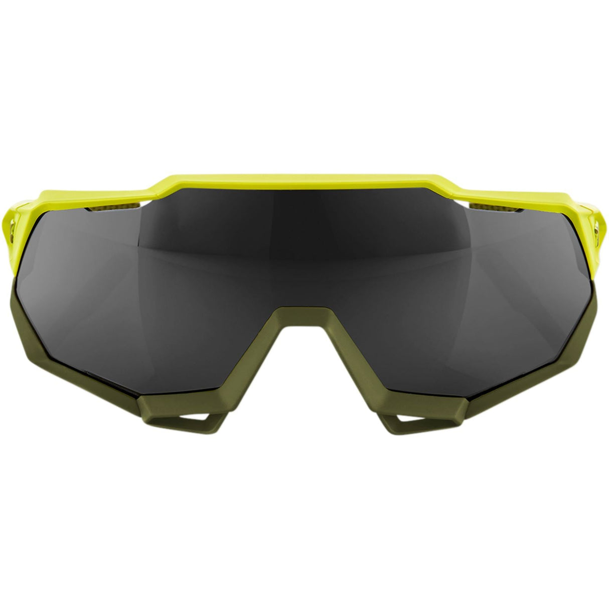 100% Speedtrap Sunglasses - Yellow - Black Mirror Lens [MPN: 61023-004-61]