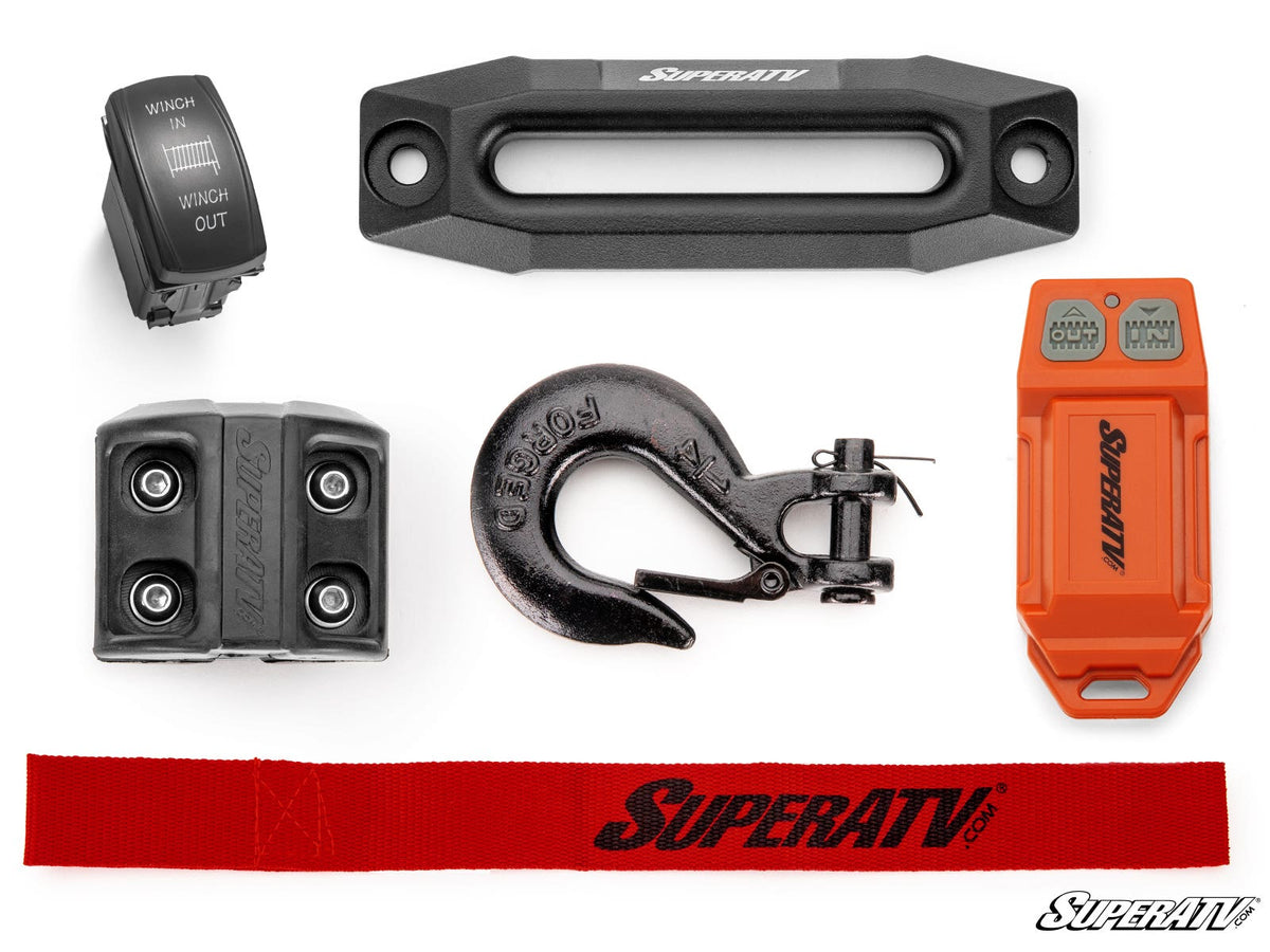 Honda Pioneer 700 Winch Mount &amp; 4500 lb. Winch