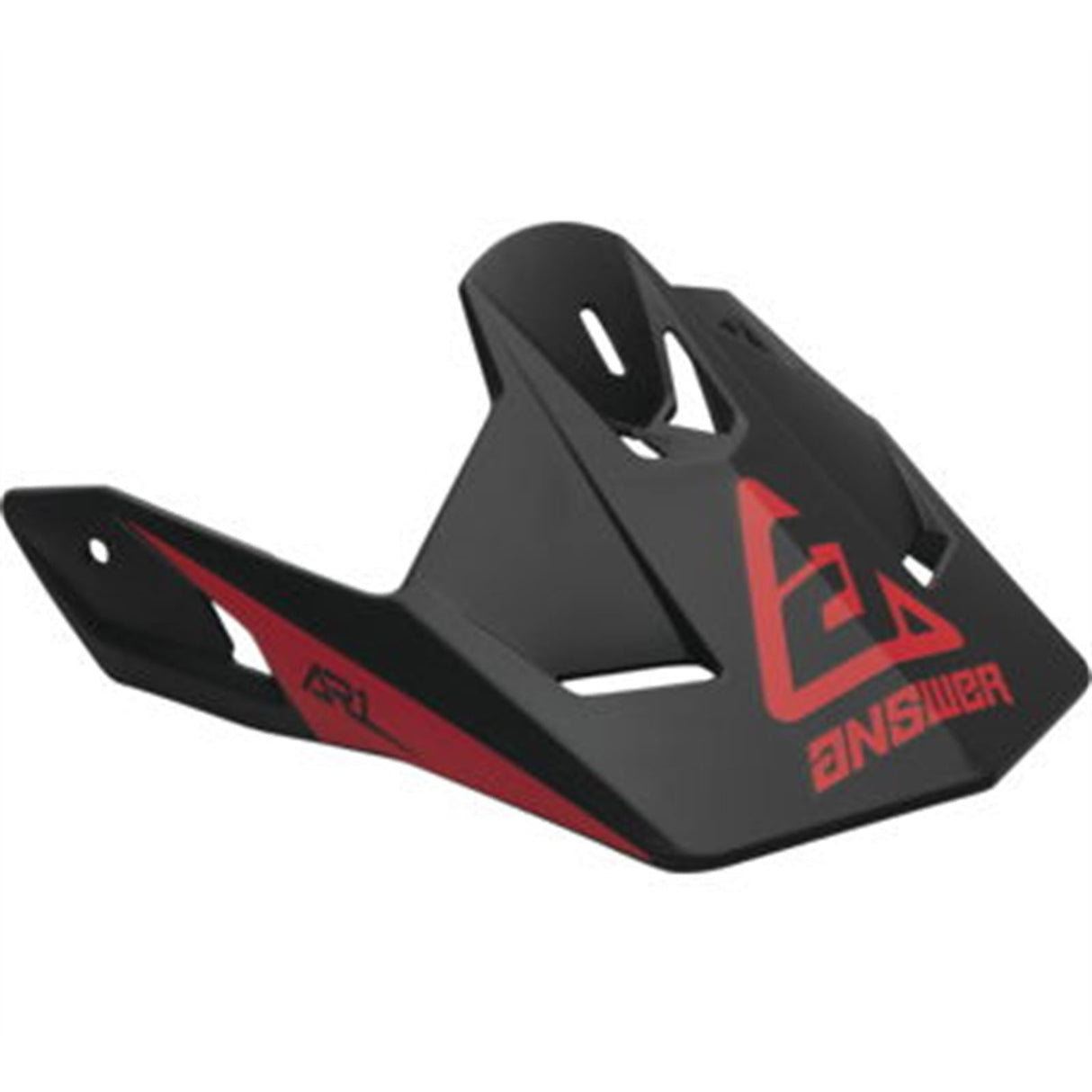 Answer AR1 Helmet Visor - Black/Red [MPN: 0408-0898-0956]