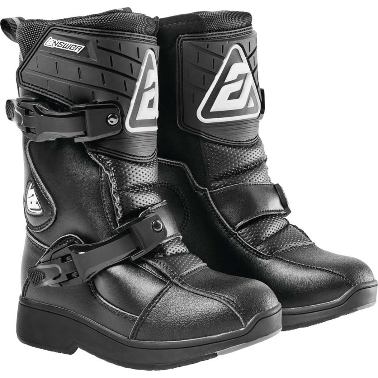 Answer Youth Pee Wee Boots - Black - Youth 12 [MPN: 0410-2307-0013]