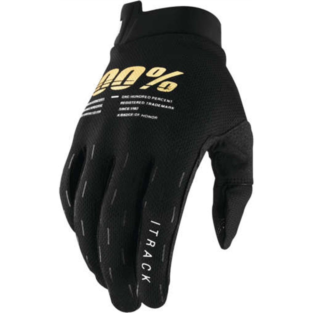 100% iTrack Gloves - Black - Small [MPN: 10008-00005]